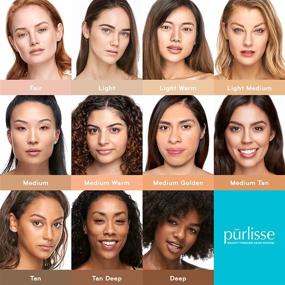 img 1 attached to 🌸 Purlisse Perfect Glow BB Cream SPF 30: Cruelty-Free & Clean, Paraben & Sulfate-Free, Medium Coverage, Hydrates with Jasmine, Light Medium 1.4oz | Buy Now for Flawless Skin!