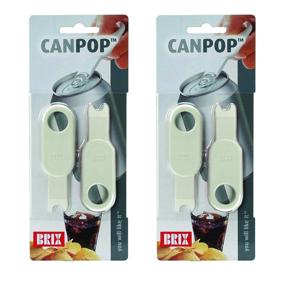 img 1 attached to 🍺 Brix CanPop Beverage Can Opener: A Set of 4 for Effortless Can Opening!