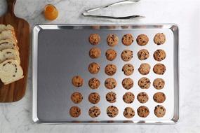 img 1 attached to New Star Foodservice 36930: Commercial-Grade Aluminum Sheet Pan/Bun Pan, Full Size, Pack of 12 (Measure Oven Recommended)