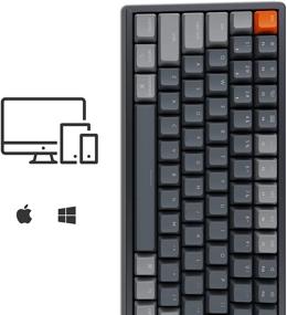 img 2 attached to Keychron K4 Hot Swappable Mechanical Gaming Keyboard RGB Backlit - 96% Layout Bluetooth Wireless/USB Wired - Gateron Brown Switch Aluminum Frame - Mac Windows Gamer PC-Version 2