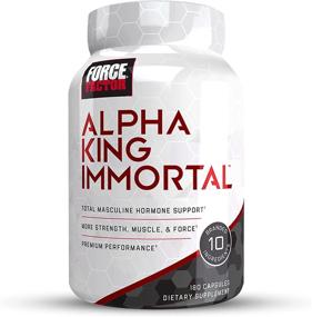 img 4 attached to 💪 Alpha King Immortal: Advanced Hormone Support Testosterone Booster for Men - Fenugreek Seed Extract to Lower Estrogen, Stimulate Muscle Development, Enhance Strength, and Boost Performance - Force Factor Supplement, 180 Capsules