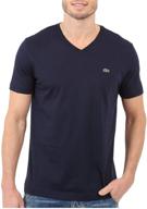 regular t-shirt with lacoste sleeve jersey logo