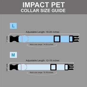 img 1 attached to 🐾 Durable and Stylish Impact Pet Classic Pet Supplies: High-Quality Dog Leashes, Collars & Bandanas in Solid and Patterned Designs