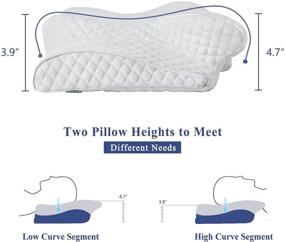 img 1 attached to LINSY HOME Sleepers，Cervical Orthopedic Ergonomic