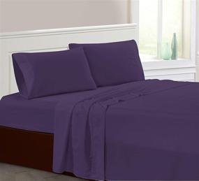 img 3 attached to AZORE LINEN Brushed Microfiber Pockets Bedding