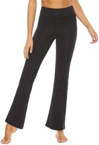 img 3 attached to Stelle Bootcut Waisted Stretch Bootleg Women's Clothing