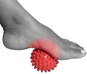 img 2 attached to 🌟 Spiky Massage Ball - Premium Deep Tissue Back Massage and Foot Massager for Plantar Fasciitis & Overall Body Muscle Therapy - Compact Muscle Roller