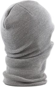 img 1 attached to ❄️ The Hat Depot Unisex Thick and Long Face Ski Mask [Made in USA]: Ultimate Protection for Extreme Cold Weather