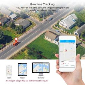 img 3 attached to 📍 ZEERKEER Mini GPS Tracker: Real-Time Vehicle Anti-Theft, Kid & Elderly Safety, Wallet & Luggage Micro Tracking Device (Mini TK905)