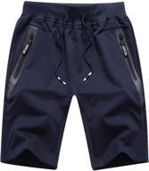 👕 kihatwin elastic boys' casual workout shorts - ideal for boys' clothing and shorts logo