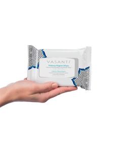 img 1 attached to Vasanti Makeup Magnet Wipes Cleansing