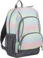 🎒 eastsport pastel pocket school backpack logo
