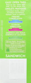 img 1 attached to 🥪 Ziploc 71135 Sandwich Bags, 150-Pack, 6.5 x 5.875-Inch (16.5 cm x 14.9 cm)