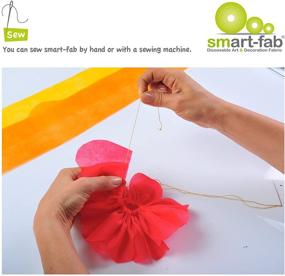 img 3 attached to 🎨 Умные одноразовые листы ткани Smart-Fab для занятий и поделок - режьте, клейте, рисуйте, скрепляйте - замена строительной бумаги, 45 листов в упаковке, 12x18, белые - улучшенный SEO.
