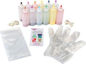img 1 attached to One-Step Tie-Dye Kit - Rainbow DIY, Vibrant Dye Colors, Fun Fabric Activity for Large Groups, Non-Toxic, Easy to Use - Includes 12 Bottles of Dye Colors - Party Supplies & Party Bundle Offer