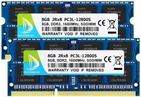 img 4 attached to 🖥️ DUOMEIQI 16GB RAM Kit (2 x 8GB) DDR3L/DDR3 Memory 16GB 1600MHz SODIMM RAM PC3L/PC3-12800 2Rx8 1.35V/1.5V Non-ECC Unbuffered Laptop RAM Notebook Memory Module