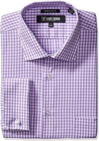 img 1 attached to 👔 Gingham Check Sleeve Men's Shirt by Stacy Adams - Enhanced SEO