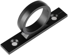 img 4 attached to Dura Faucet DF-SA155-MB RV Shower Hose Guide Ring - Mounting Screws Included (Matte Black)