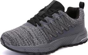 img 4 attached to Stylish and Comfortable SOLLOMENSI Men's Athletic Trainers Sneakers: Premium Footwear for Active Lifestyles