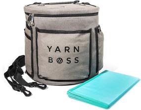 img 4 attached to Yarn Boss Yarn Bag: The Perfect Travel Companion for Organized Crafting - Keep Your Yarn Safe, Clean, and Tangle-Free - Ideal Crochet or Knitting Bag