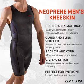 img 2 attached to Zone3 Mens Neoprene Kneeskin Medium