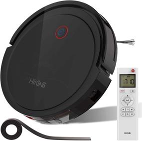 img 4 attached to 🤖 HiKiNS Robotic Vacuum Cleaner: Powerful 1800Pa Suction, 4400MAH Battery, 120mins Runtime, Intelligent Algorithm Control, Anti-Collision & Drop Sensor, Automatic Charging - Ideal for All Floors