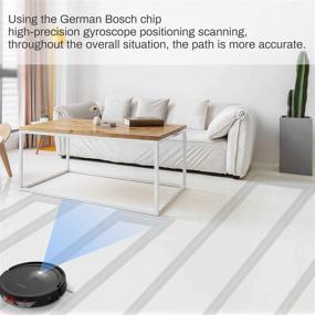 img 3 attached to 🤖 HiKiNS Robotic Vacuum Cleaner: Powerful 1800Pa Suction, 4400MAH Battery, 120mins Runtime, Intelligent Algorithm Control, Anti-Collision & Drop Sensor, Automatic Charging - Ideal for All Floors