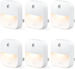 img 4 attached to eufy by Anker Plug-in Night Lights, Warm White LED, Dusk-to-Dawn Sensor, Bedroom, Bathroom, Kitchen, Hallway, Stairs, Energy Efficient, Compact, 6-Pack