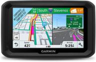 garmin dezl 580 lmt-s truck gps navigator: 5-inch display, lifetime map updates, live traffic & weather - enhancing product visibility logo