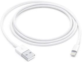 img 3 attached to Apple Original Charger 2-Pack – MFi Certified Lightning to USB Cable for iPhone Xs/Xr/X/8/7/6, iPad Pro/Air/Mini, iPod Touch – White 1M/3.3FT