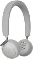🎧 libratone q adapt active noise cancelling headphones - wireless bluetooth over ear headset with mic - csr 8670 chip - aptx lossless hi-fi sound - deep bass - 20 hours playtime - travel, work, tv - white logo