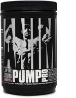 🏋️ enhance your workout with animal pump pro powder – non stimulant preworkout for intense pump & cell volumization – infused with sea salt for optimal electrolyte balance – 20 servings, strawberry lemonade flavor logo