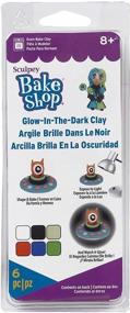 img 4 attached to Sculpey Bake Shop Glow in the Dark Polymer Oven Bake Clay - 6 Color Set for Holiday DIY Projects, Jewelry, and School Crafts