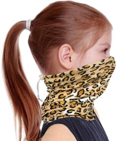 img 4 attached to 🦕 Girls' Accessories with Organic Adjustable Gaiter Pocket featuring Dinosaurs