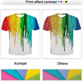 img 1 attached to 🖨️ Xcinkjet Sublimation Ink Refill Set for Epson C88 C88+ WF7720 ET2720 WF7710 ET2650 ET2750 WF2750 WF3620 Printer - 4-Pack (1 Black, 1 Cyan, 1 Magenta, 1 Yellow)