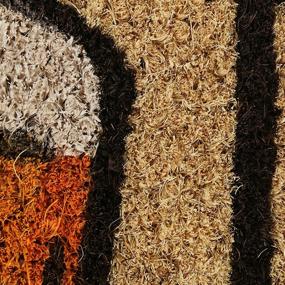 img 1 attached to 🍺 DII Indoor/Outdoor Beer-themed Coir Doormat - Easy Clean, Non-Slip for Patio & Front Door, All-Weather Exterior Doors, 18x30