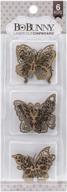 🦋 прекрасные бабочки: набор высеченных фигурок bo bunny из чипборда для изысканных рукоделий логотип