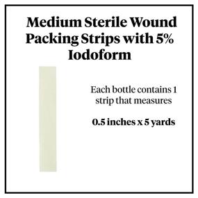 img 1 attached to 🩹 McKesson Sterile Wound Packing Strip Cotton - 1/2&#34; x 5 yds, 1 Ct (Product #61-59245)