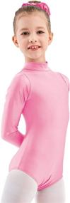 img 3 attached to 👯 Enhanced Toddler Girls Ballet Dance Leotard: Long Sleeve Design for Kids and Teens