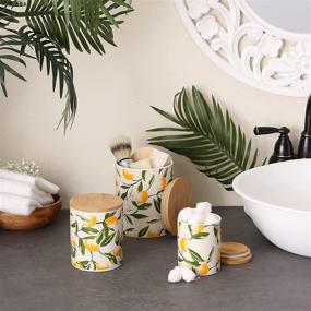 img 1 attached to 🍋 DII Kitchen Ceramics Collection Lemon Canister Set: Stylish and Functional Storage for your Kitchen