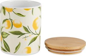 img 3 attached to 🍋 DII Kitchen Ceramics Collection Lemon Canister Set: Stylish and Functional Storage for your Kitchen