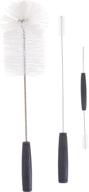 🧹 contigo acy100a04 brush set: versatile cleaning solution in one size, elegant black design logo