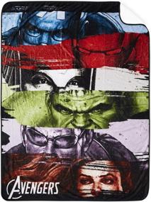 img 3 attached to 👉 Premium Plush Fleece Throw Blanket - Marvel Avengers: Spiderman, Ironman, Captain America & Avengers