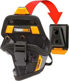 img 4 attached to 🔧 ToughBuilt ClipTech Drill Holster TB-CT-20-S - Compact/Small Holster with 5 Pockets, Loops, and Drill Bit Pocket