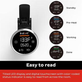 img 1 attached to 🍲 Sous Vide Precision Cooker - Instant Accu Slim™ Immersion Circulator, 800W