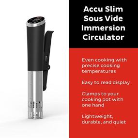 img 3 attached to 🍲 Sous Vide Precision Cooker - Instant Accu Slim™ Immersion Circulator, 800W