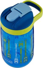 img 2 attached to 🚣 Leak-Proof Sip Kids Water Bottle by Rubbermaid, 14 oz, with Oars Graphic