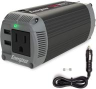 💡 energizer 150 watts pure sine wave power inverter: dual mode car inverter with usb ports and ac outlet - etl certified logo