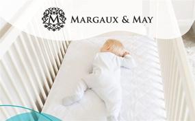 img 1 attached to 👶 Crib Mattress Protector Pad by Margaux & May - Mom's Choice Award Winner for Stain Protection - Deluxe Bamboo Rayon - Fitted, Quilted - Noiseless, Dryer Friendly - Ideal for Baby, Infant & Toddler"