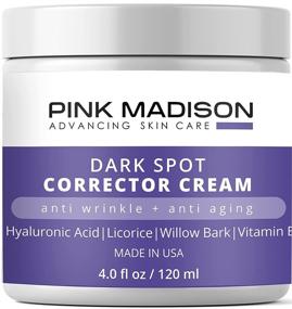 img 4 attached to 🌟 Premium USA-Made Anti-Aging Dark Spot Corrector Cream - Targets Age Spots on Face & Body - Nourishing Skin Treatment for Men and Women - 4 OZ